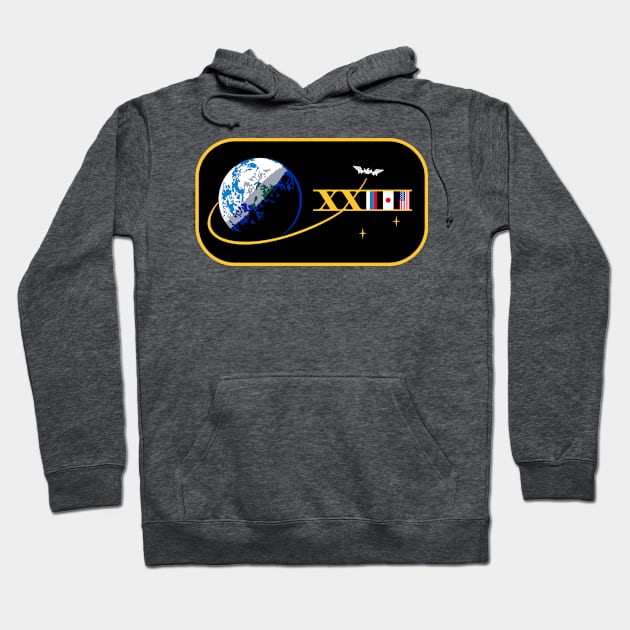 Expedition 23 Crew Patch Hoodie by Spacestuffplus